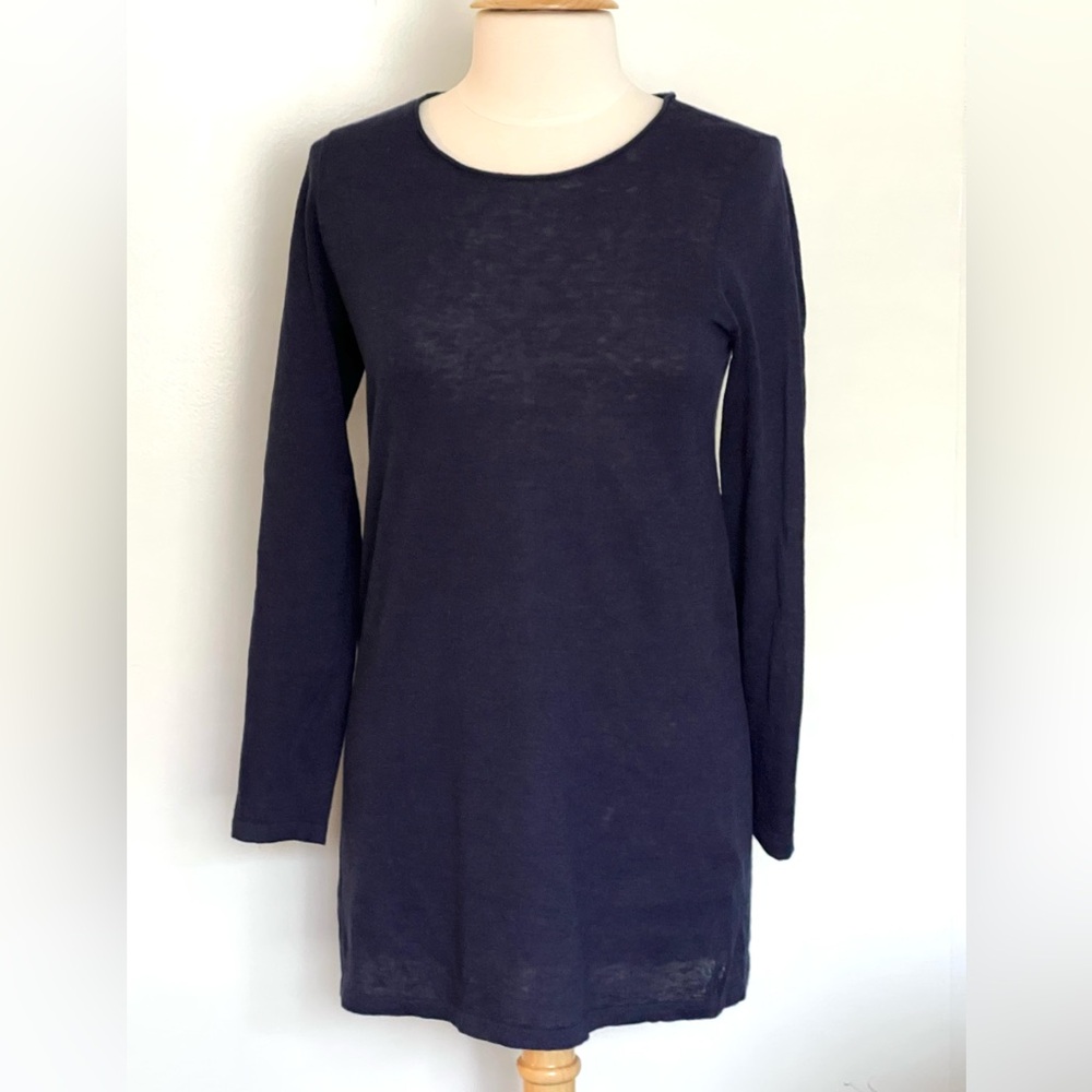 Eileen Fisher navy sweater